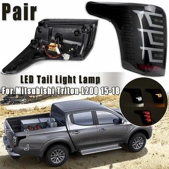 

1Pair Car Taillights Rear Lamp Tail Lights Brake for Mitsubishi TRITON L200 2015 2016 2017 2018 Without rear fog light function