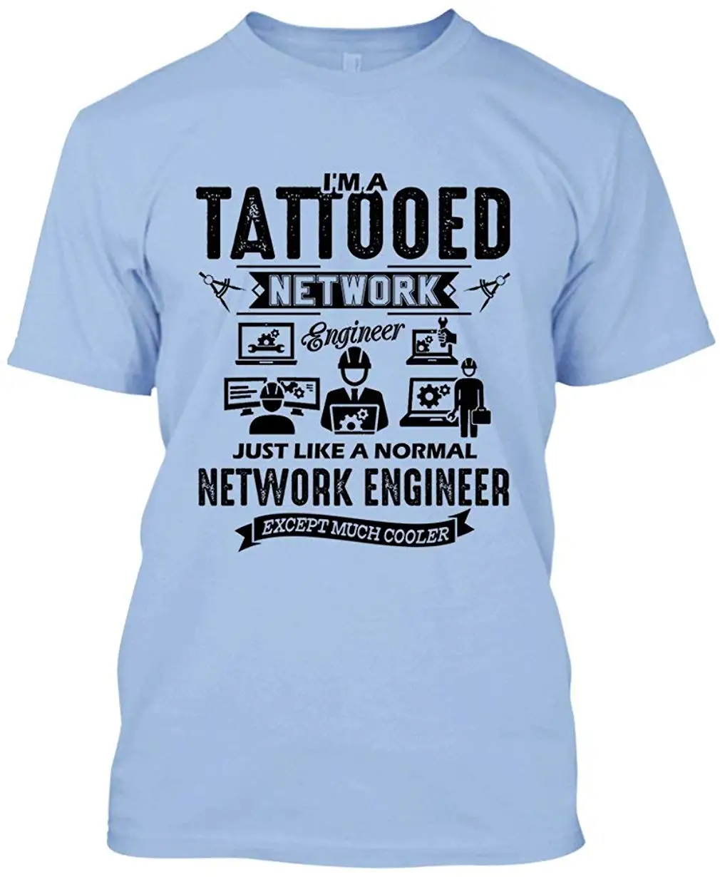 FGHFG Tattooed Network Engineer унисекс футболка одежда мужская женская | Мужская
