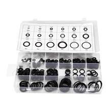 

Rubber O-Rings Washers 225pcs Assortment Automotive Black Universal Tool