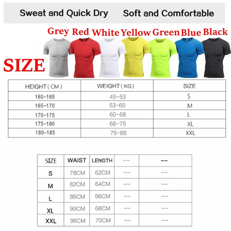 Comfortable Mens Compression Under Base Layer Top Running Shirt Men T-shirt Long Sleeve Tights Gym Fitness Sport Shirt tops tees 5