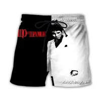New Scarface Art Funny 3D Print Causal Clothing Fashion Men Women Hip Hop Shorts Plus size S-7XL men casual shorts 1