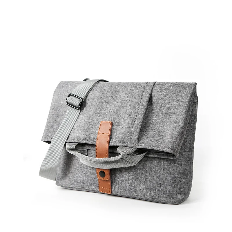 dark grey Новая мужская сумка нейлоновая сумка на плечо Водонепроницаемая Наплечная Сумка мужская деловая сумка Складная Большая емкость Мужская сумка через плечо серый - Цвет: dark grey