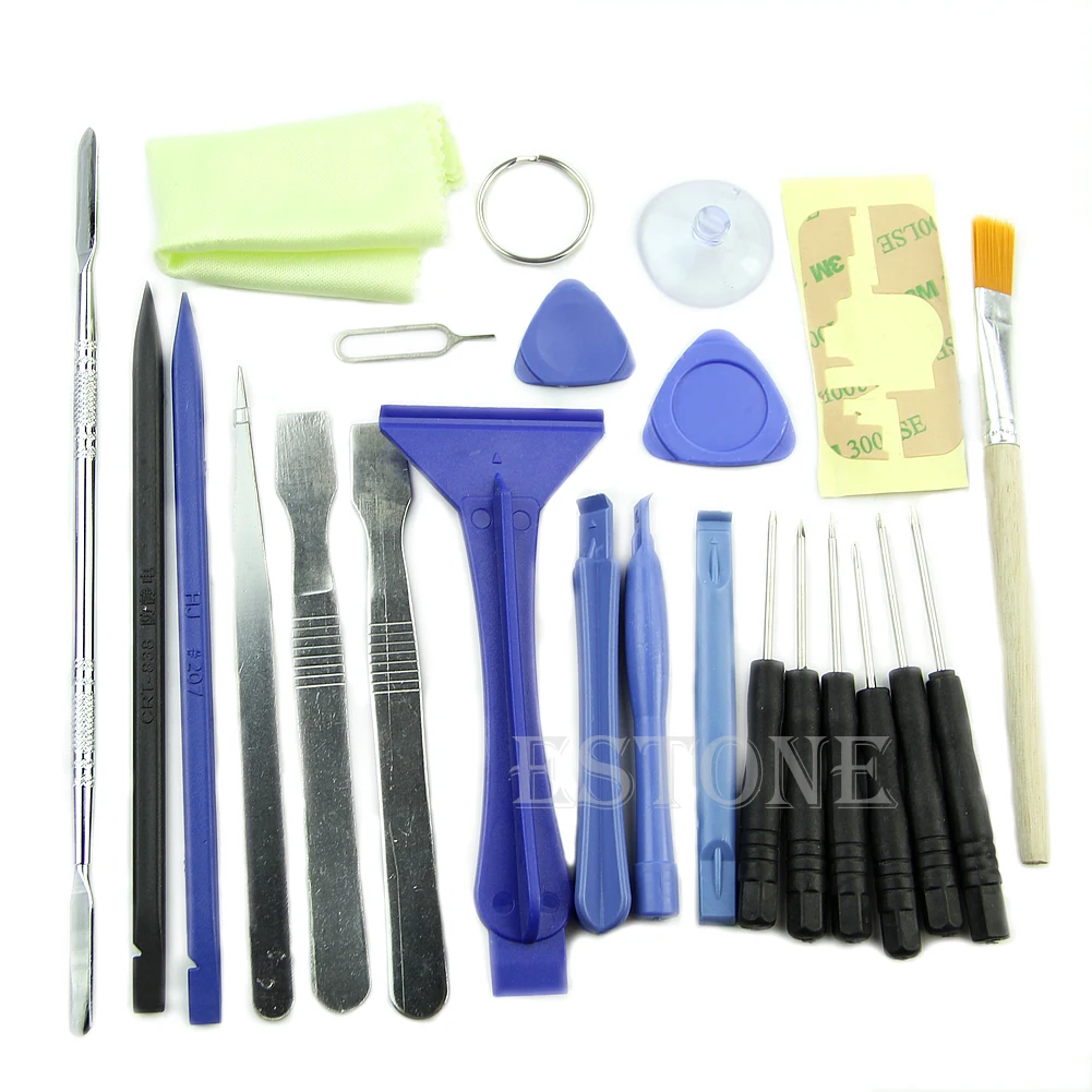 

Drop Shipping 23 in 1 Opening Pry Tool Kit Repair Metal Spudger Screwdriver Set For Pad Tablet
