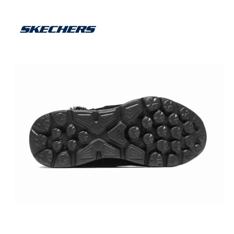 Skechers/зимние ботинки; женские удобные зимние ботинки; коллекция года; женские ботильоны; Теплая обувь высокого качества; женские ботинки; 14404-BKPK