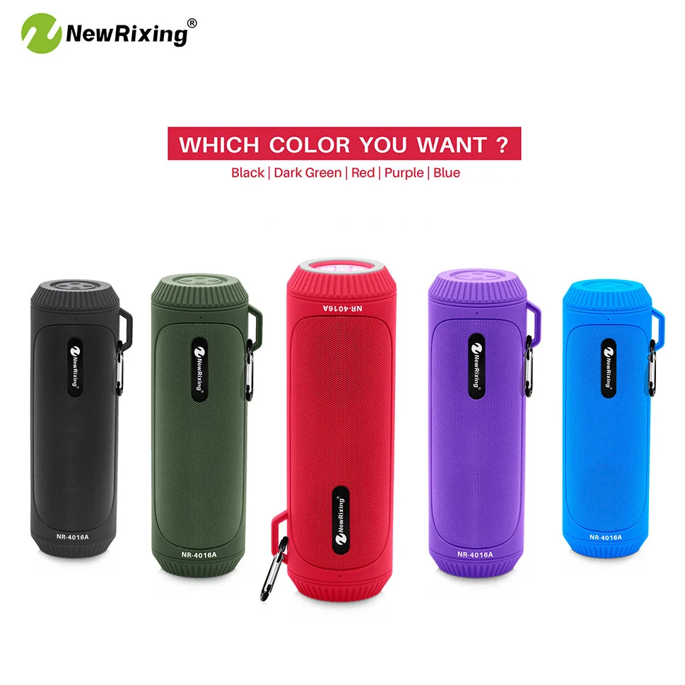 

Outdoor Wireless Bluetooth Speaker For Cycling with FM Radio LED Flashlight 6W Mini Portable Subwoofer Support TF Card Play