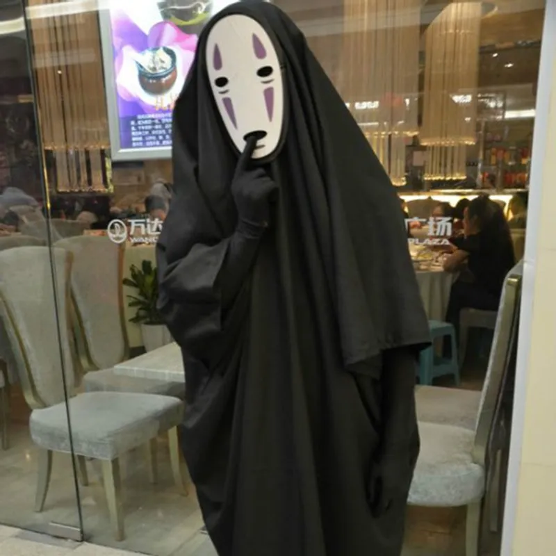 Костюм для косплея Qianhe и Cos мужской без лица с изображением спирита костюм на