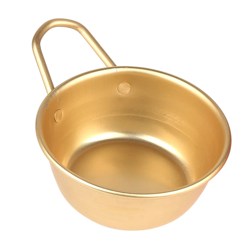 1 Pcs Korean Traditional Rice Wine Cup Bowl for Camping Makori Soup Ramen with Handles