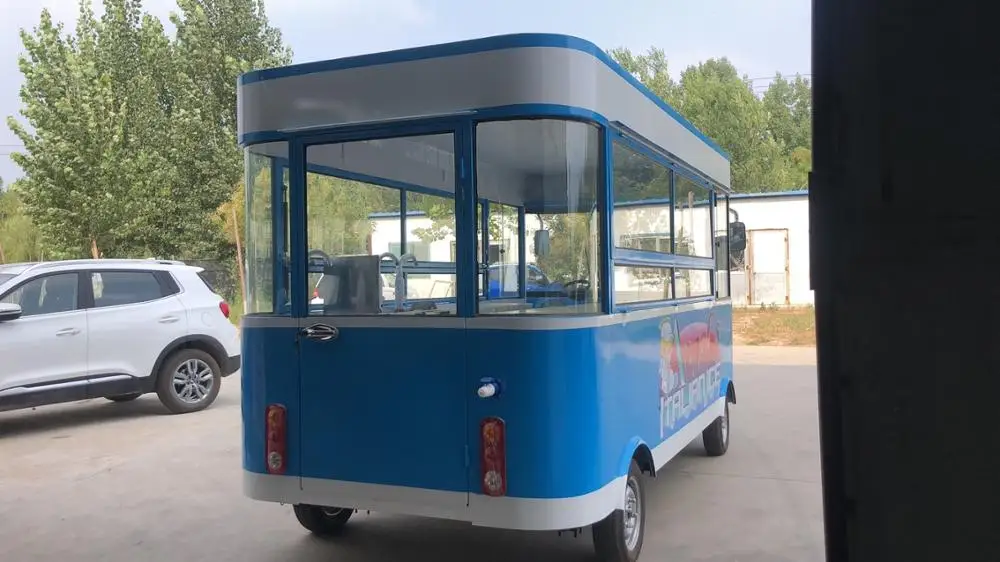 Можно изготовить на заказ электрические мобильные тележки для еды/Мобильный