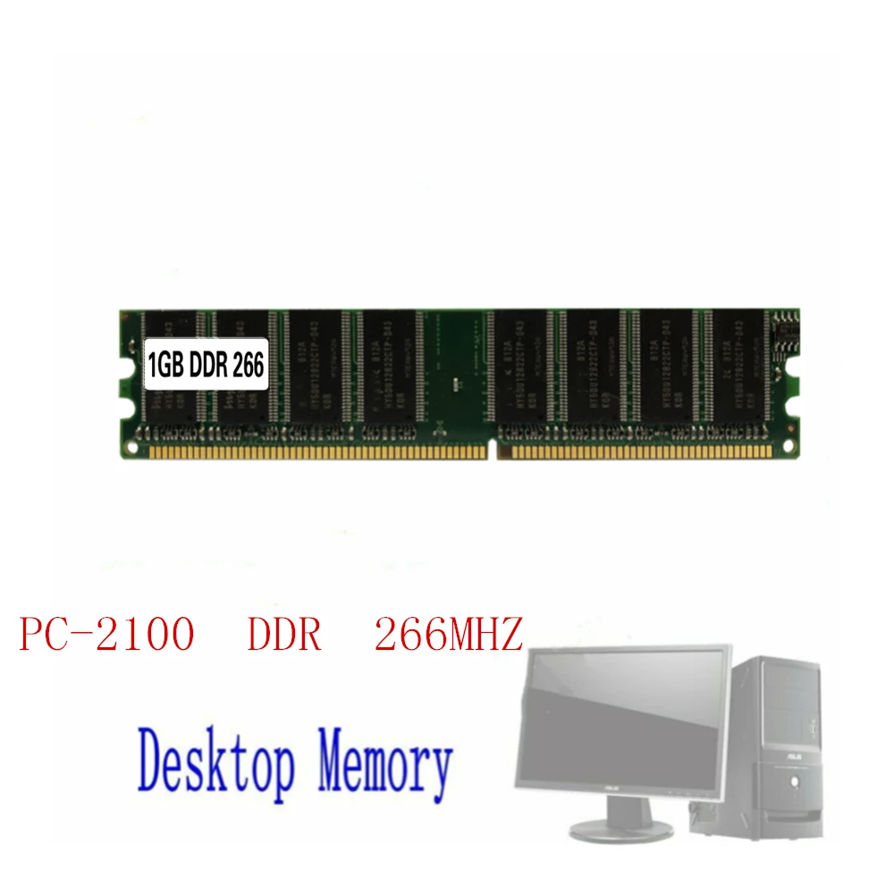 Модуль памяти 1 Гб DDR PC 2100 266 МГц для настольного ПК модуль DDR1 RAM компьютера