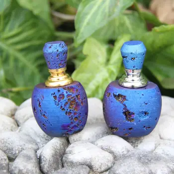

Purple Druse Drs Small Decorative Articles Perfume Bottle Essential Oil Diffuser perfume bottles Decorative