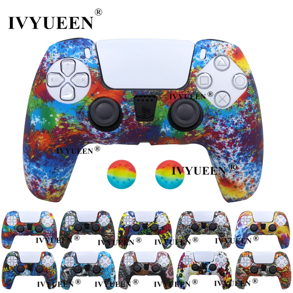 Силиконовый защитный чехол IVYUEEN для контроллера Sony PlayStation Dualshock 5 PS5 20 цветов|Чехлы|