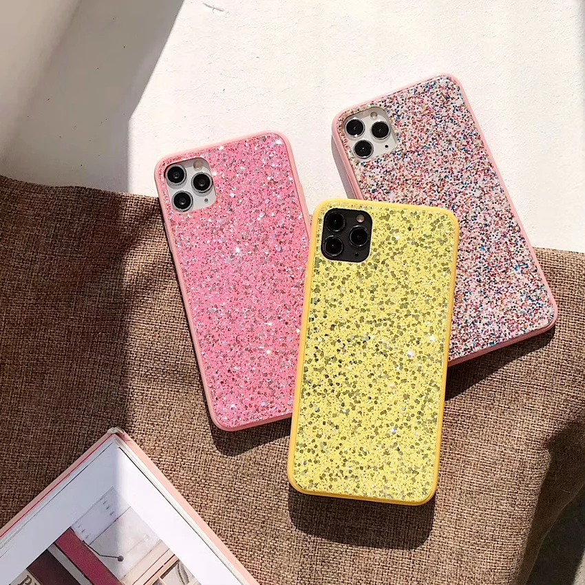 MIKE KLARKE MK.81 Phone Case For iPhone 11 Pro Max X XR XS Max 7 8 Plus SE 2020 Luxury Bling Glitter Shining Flash Powder Cases (5)