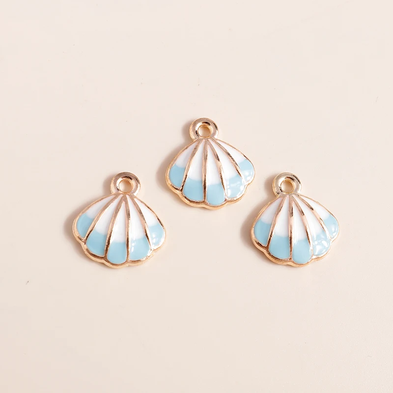 Collier Pendentif De Plage D'été En Acier Inoxydable Avec Initiale Étoile De Mer Et Coquillage Pour Femmes Avec Fermoir Mousqueton