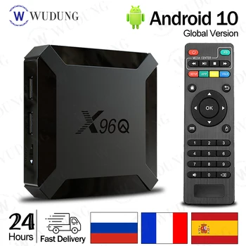 

2020 X96Q Smart TV BOX Android 10.0 Allwinner H313 Quad Core 2GB 16GB 4K Media Player VS X96 Mini Set top box