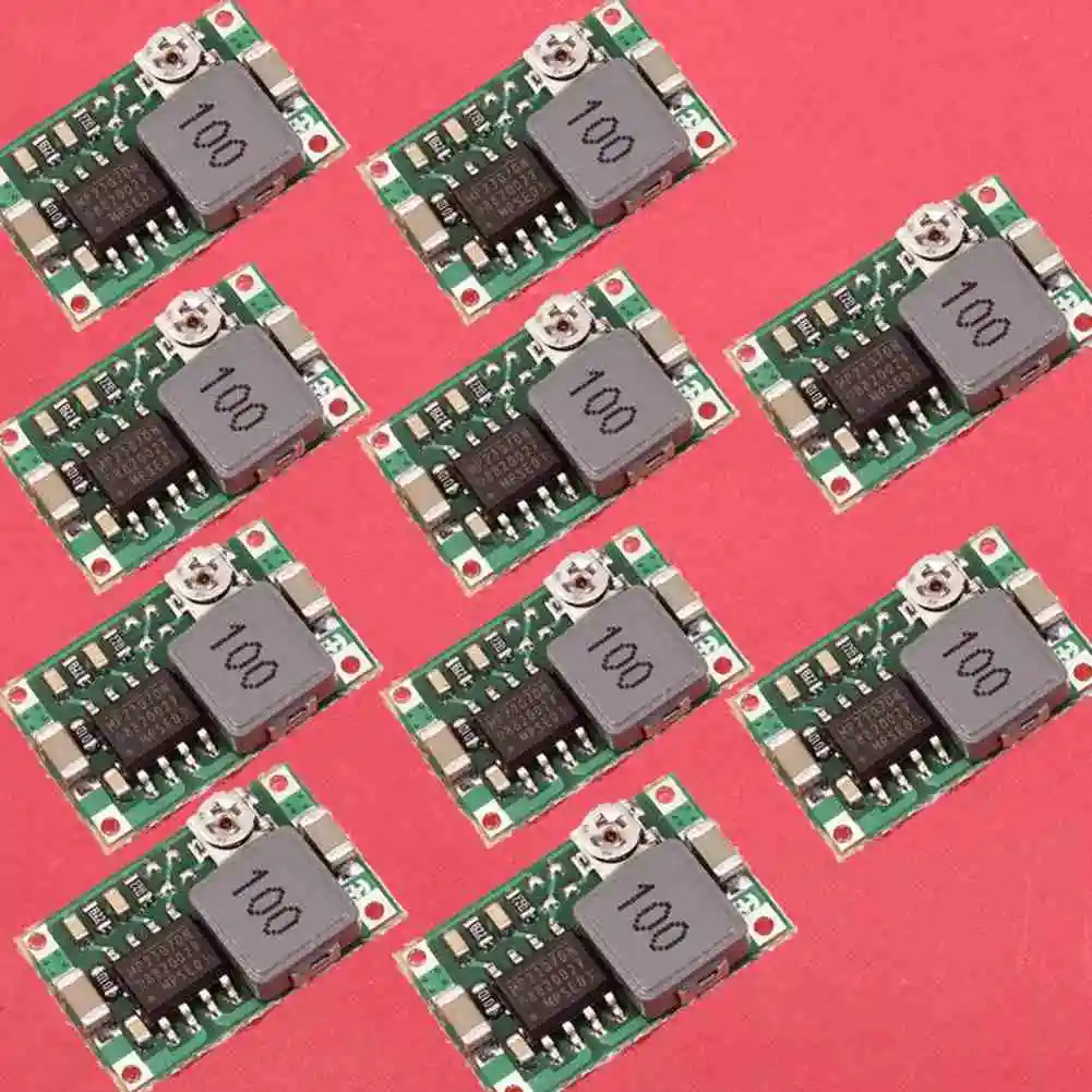 10* Mini-360 DC/DC преобразователь понижающий модуль 4,75 V-23 V постоянного тока до 1 V-17 V 20 Y0G7