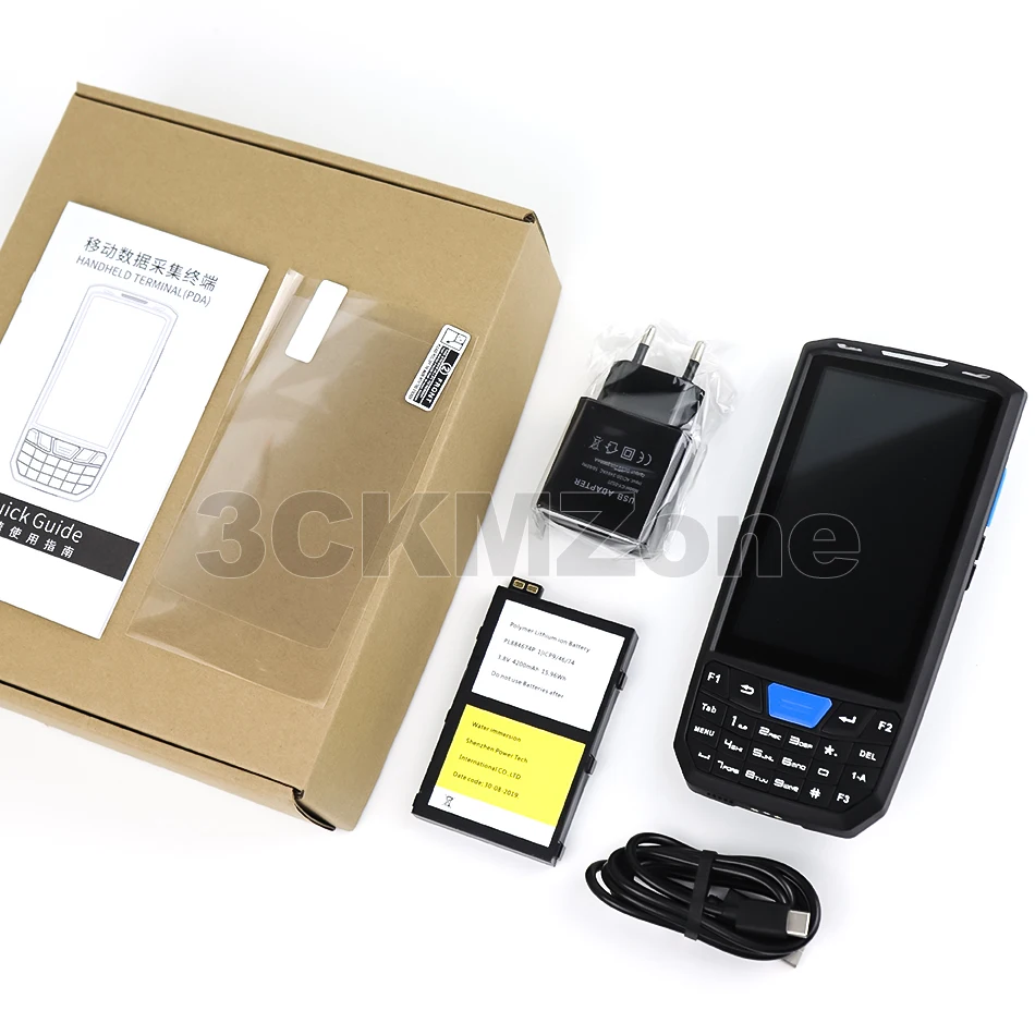 PDA handhelds терминал Android 8,1 PDA wifi сканер штрих-кода беспроводной 2d сборщик данных считыватель штрих-кодов сканер 1D лазер 2D QR