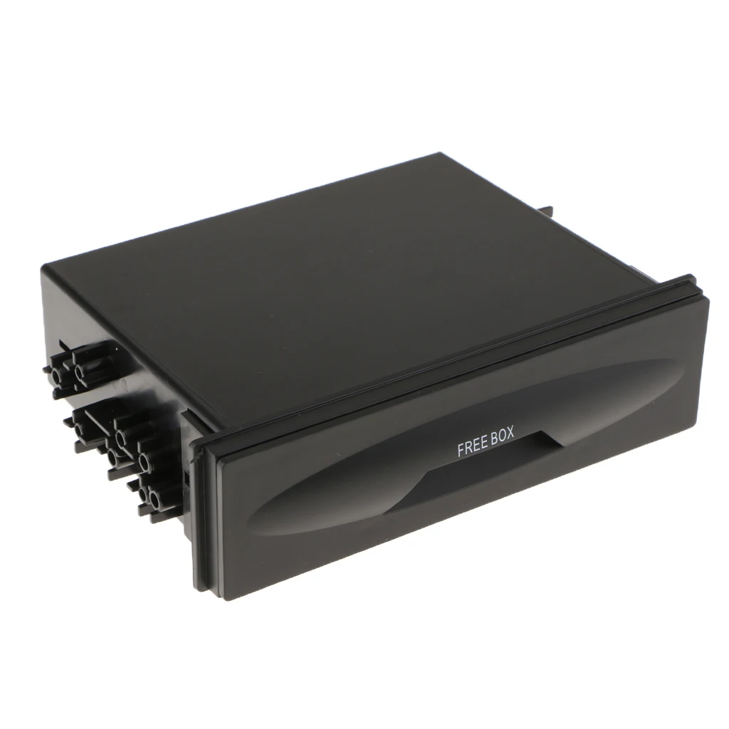 Universal Radio Pocket Car Auto CD Storage Box Single Installation Dash Mounting Dash Trim
