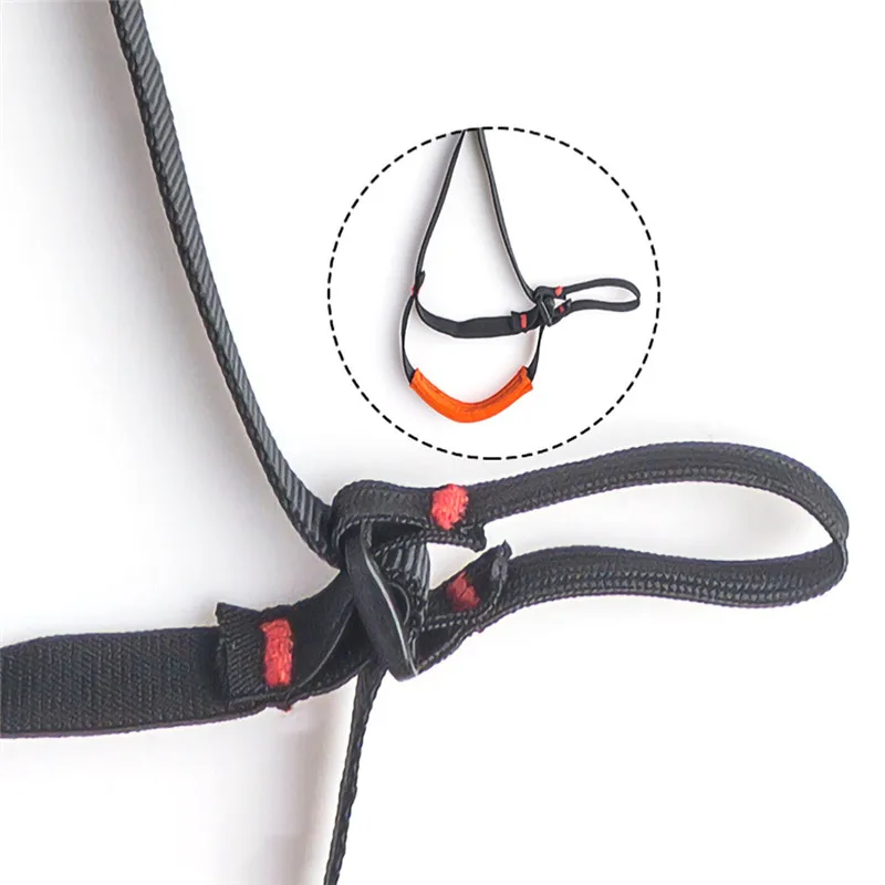 

Foot Webbing Belt Loop Polyester Professional Ascender Belt Device Band Rock Equipment Adjustable Climbing