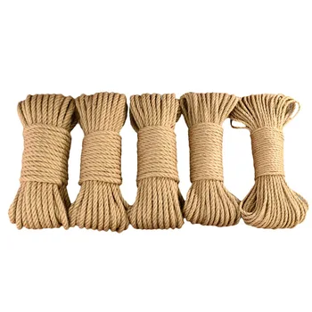 

Sisal Touw Kat Boom Diy Krabpaal Speelgoed Kat Klimrek Vervanging Touw Bureau Benen Binding Touw Kat Verscherpen klauw