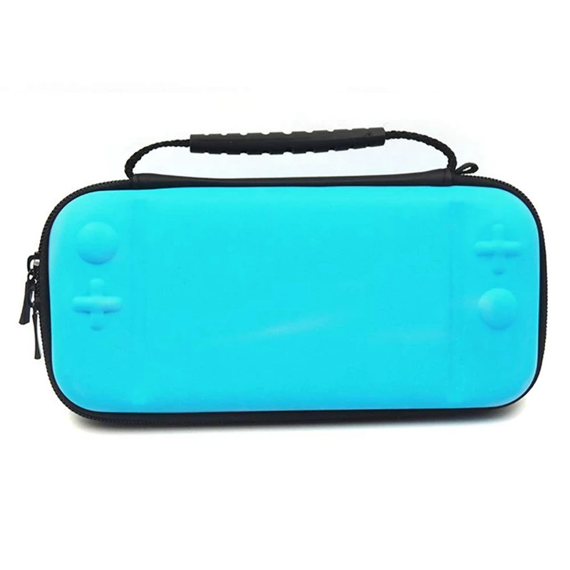 ##BUY Carrying Case for Nintendo Switch Lite Console amp; Accessories Mini Host EVa Handbag Protective Hard Travel Carry Case (Blue)