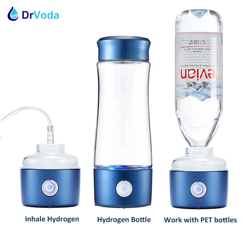 Hydrogen Glass Bottle, Glass Water Bottle, Water Generator, Ionizer