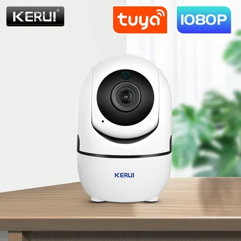 

KERUI WiFi IP Camera Tuya App Indoor Camera HD1080P Automatic tracking Security Indoor camera Surveillance CCTV Wireless Camera