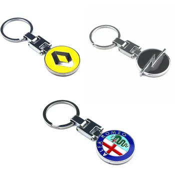 

3D Metal alloy Car Styling Fashion Keychain Key Chain Key Rings For Toyota BMW Audi Ford Nissan Fiat Chevrolet Mitsubishi KIA