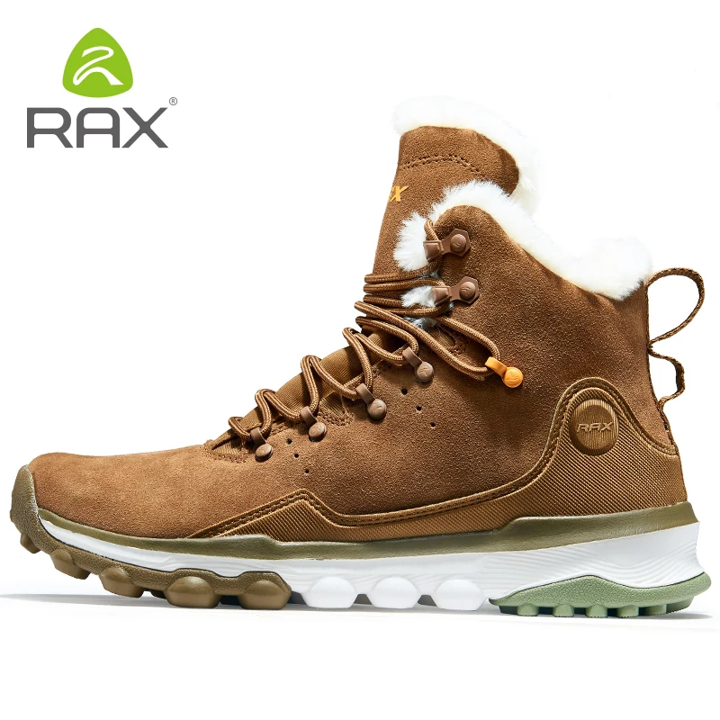 Rax/зимние походные ботинки; флисовые теплые зимние ботинки для мужчин и женщин; зимняя обувь; уличные спортивные кроссовки; горные ботинки; походные прогулочные ботинки