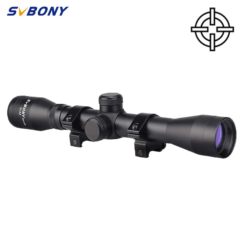 SVBONY SV175 4x32 Optics Riflescope Compact Cross Differentiation Reticle Sniper Tactical Sight Hunting Airsoft Air Guns | Спорт и