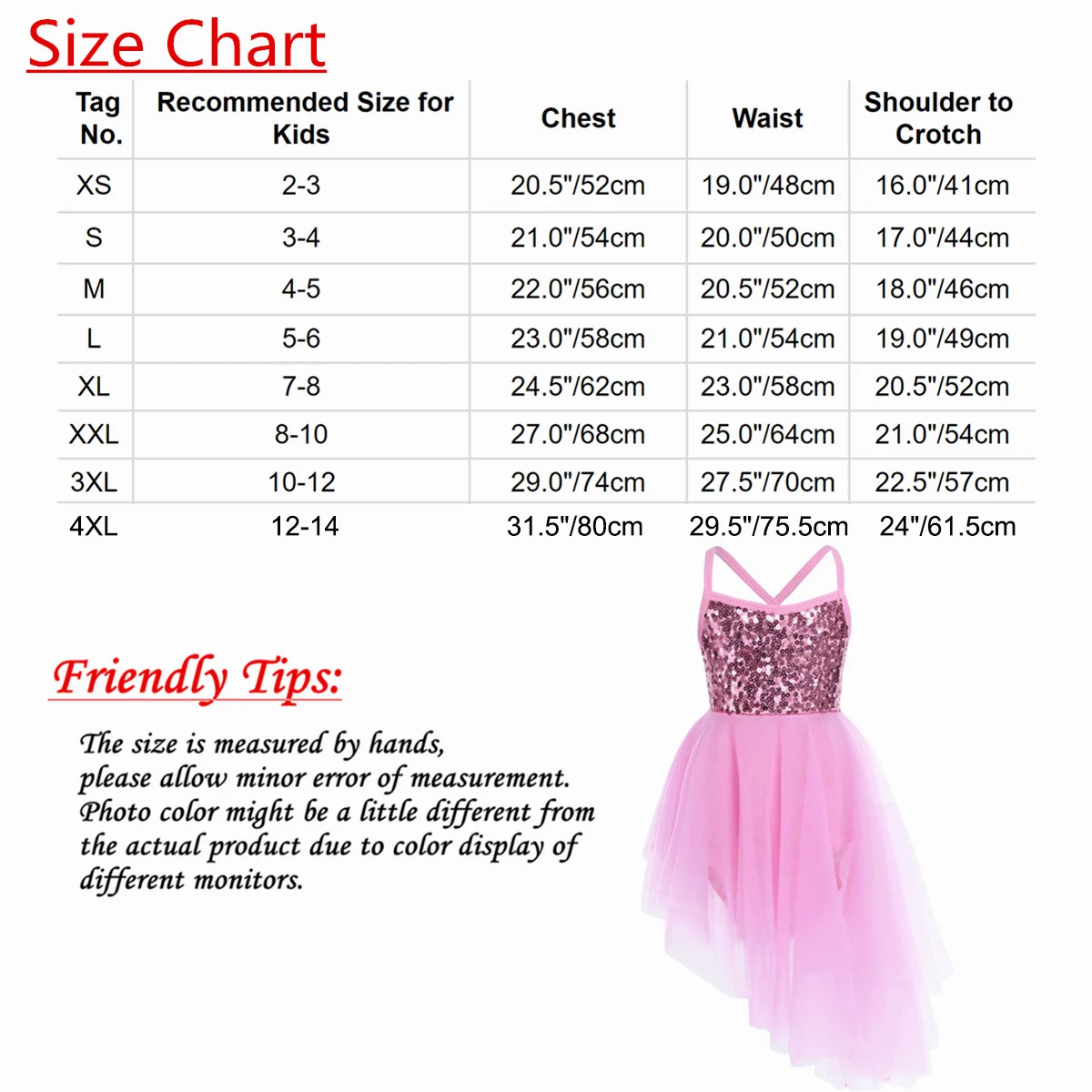 Kids Girls Gymnastic Leotard Ballet Tutu Dress Ballerina Stage Performance Costume Sleeveless Sequins Tulle Lyrical Dancewear ballet leotard dance leotard girls dance costumes