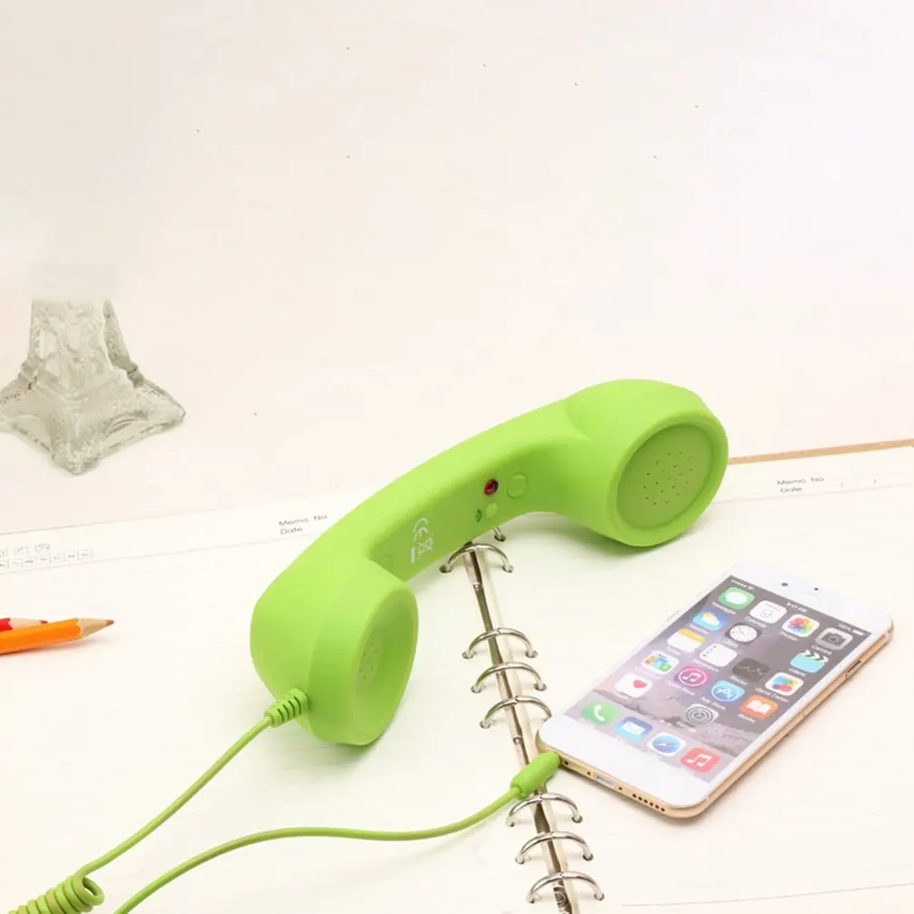 3 5 мм разъем классический ретро телефон Handset мини микрофон динамик телефонный