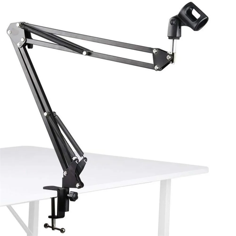 Desktop-Adjustable-Studio-Microphone-Stand-Suspension-Boom-Table-Bracket-Arm-Holder-Microphone-Shock-Mount-Microphone-Bracket (2)