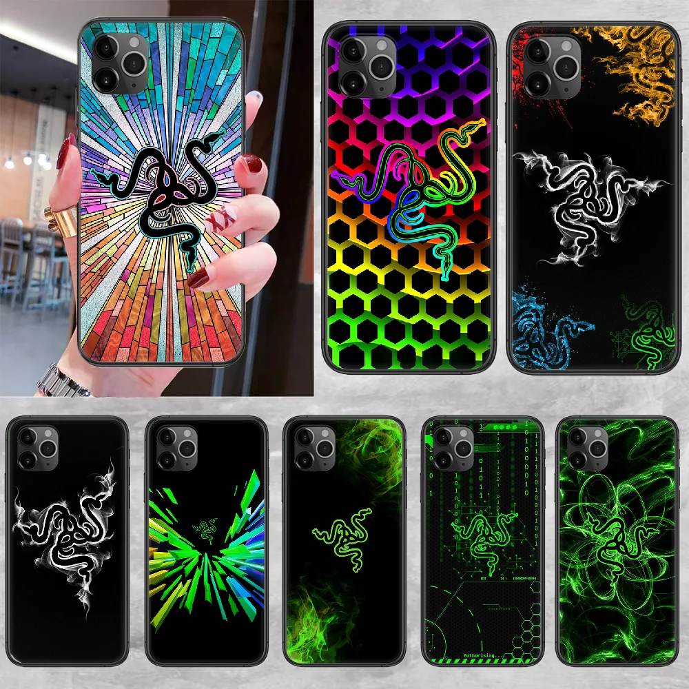 Чехол Razers для телефона с игровым оборудованием чехол iphone 5 5s se 2 6 6s 7 8 12 mini plus X XS XR 11