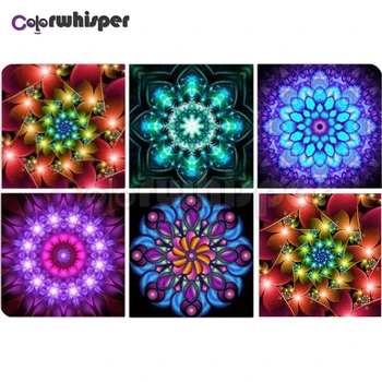 

Daimond Painting 5D Full Square/ Round Drill Mandala Diamond Painting Rhinestone Embroidery Crystal Cross Stitch Decor TH104