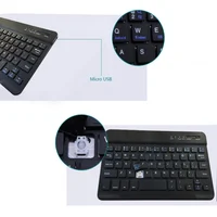 נייד bluetooth מערכת Bluetooth יוניברסל נייד Slim Mini Wireless Keyboard לקבלת טלפון מערכת iPad Smartphone נייד Tablet תמיכה אנדרואיד IOS (5)