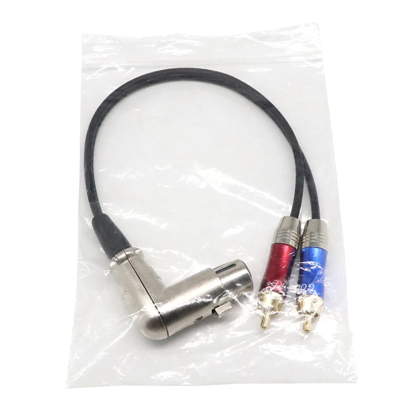 Аудиокабель адаптер аудиокабель для микрофона 90 градусов XLR / RCA|Кабели VGA| |