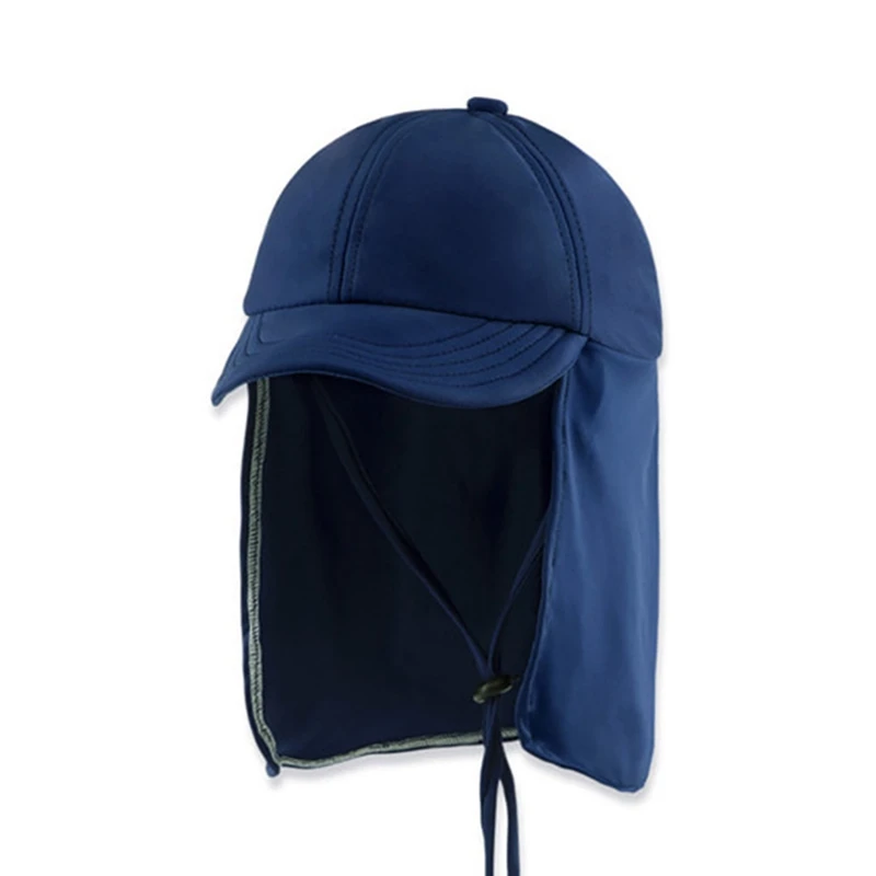 ZQ Летняя шляпа для девочек Шляпы солнцезащитные для мальчиков с АБА Детская Шея Водонепроницаемая сафари дорожная шляпа для защиты от солнца Детская летняя кепка - Цвет: ZQ