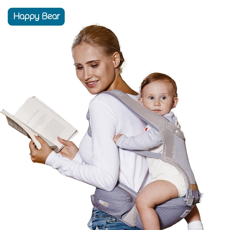 HappyBear/эргономичный рюкзак-кенгуру для детей 0-48 месяцев, многофункциональная Детская сумка-кенгуру
