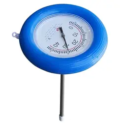 Измерение цифровой для бассейна, спа плавучий точные аксессуары пластиковый круглый резец температура Большой термометр с циферблатом