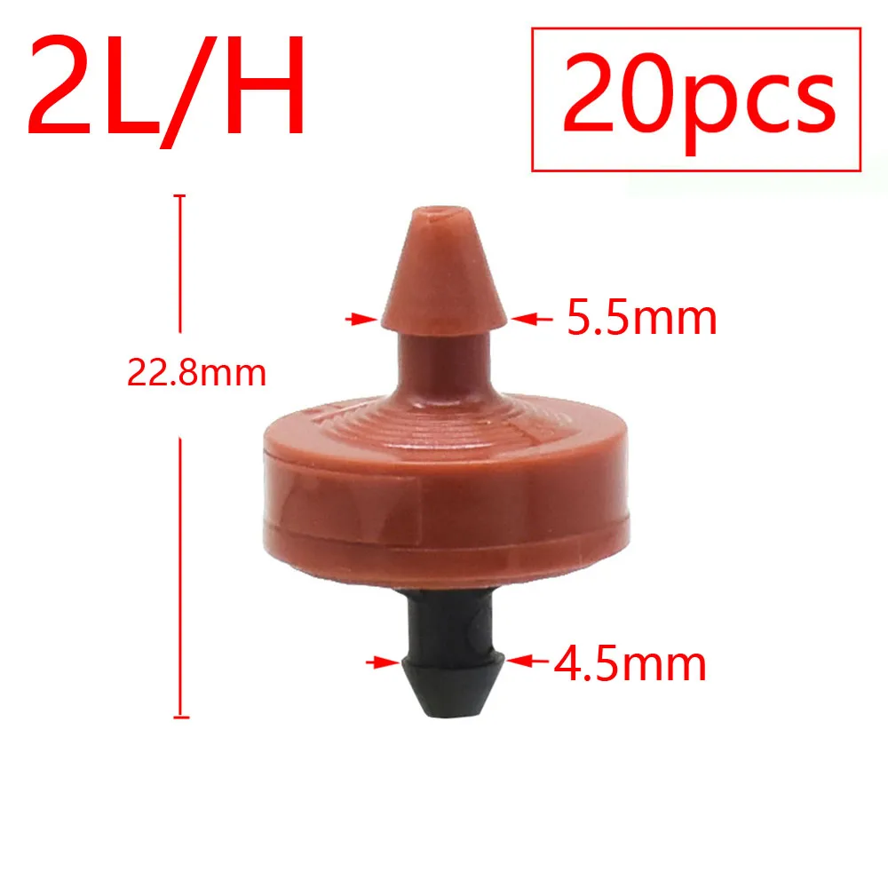 2L 4L 8L Dripper Irrigation 2/4-way Arrow Dropper Connector Cross Water Splitter Emitter Drip Arrow Micro Drip Irrigation System