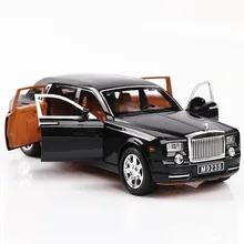 1:24 Rolls Royce Cullinan Alloy Car Model Simulation SUV Metal Cars Model Light Sound Pull Back Scale Car Miniatur Car HC0004