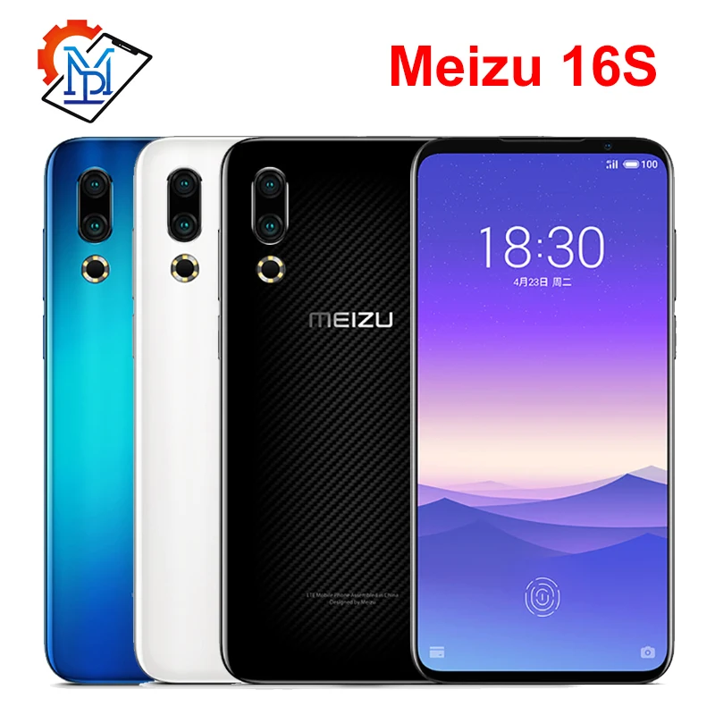 Оригинальный Meizu 16s мобильный телефон 6G/8G RAM 128GB ROM Snapdragon 855 6 15 &quot48MP двойная камера AI