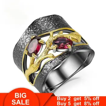 

Vintage Leaf ring 925 Sterling silver AAAAA cz Unique Party Wedding Band Rings for women men Statement Jewelry