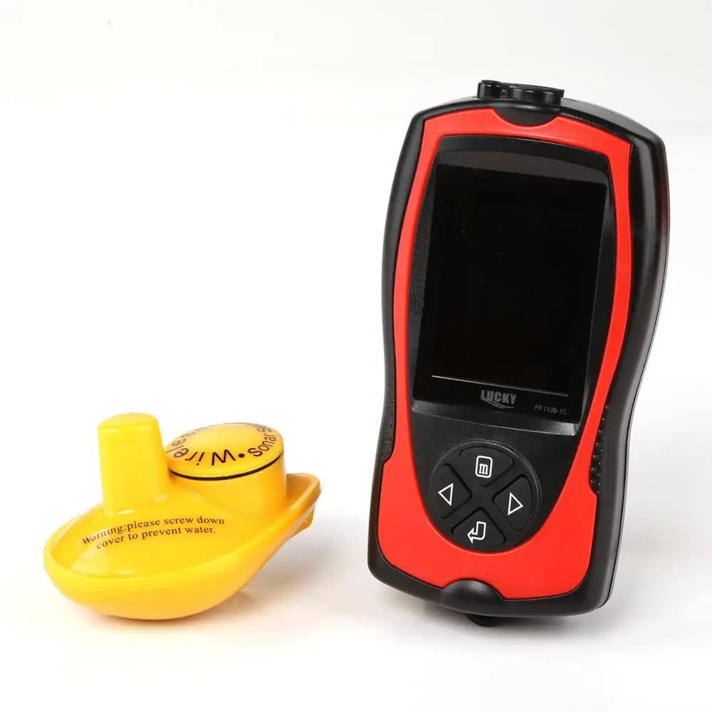100m wireless operating range Wireless Sonar Color Fishfinder