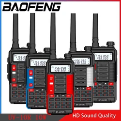 Baofeng – walkie talkie Portable 10W UV 10R mAh VHF UHF, double bande, Radio amateur bidirectionnelle, émetteur récepteur FM avec chargeur USB, 8800 