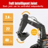 Mexico Stocks Huina 1592/1593/1594 Metal  1/14 Scale RC Excavator Remote Control Digger Construction Vehicle Model 4