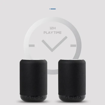 

BTS-656 Wireless Bluetooth Speaker Card Portable Mini Outdoor Small o Creative Smart Small Steel Cannon