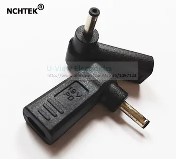 

NCHTEK 90 Degree Angled USB 3.1 Type C USB-C Female to DC 19V 4.0*1.35mm Male PD Emulator Trigger Adapter/Free Shipping/10PCS