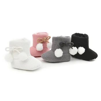 

Baby Girl Boy Cute Cotton Boots Autumn Casual Cartoon Shoes First Walkers Newborn Cute Non-slip Soft Sole Shoe Hot