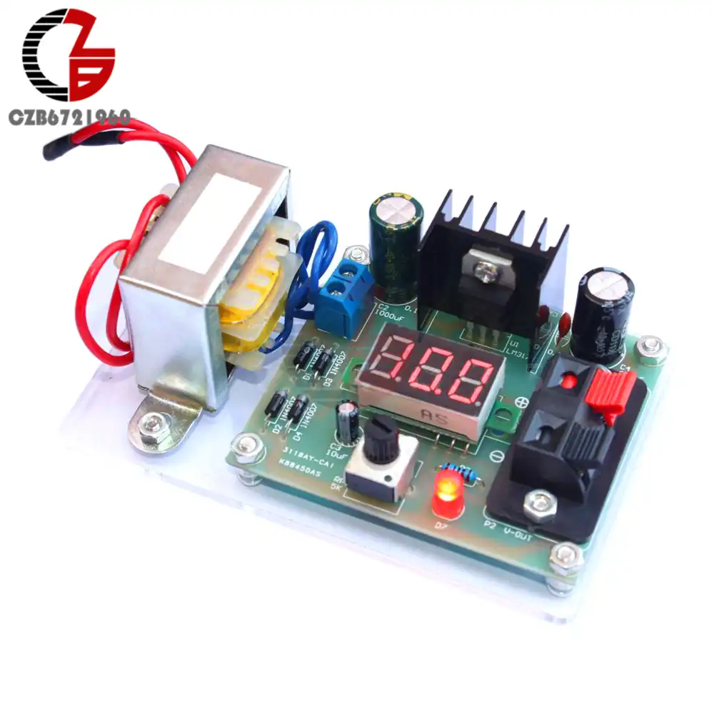 Adjustable AC to DC Regulated Voltage 220V 110V to 12V Step Down Power Supply Transformer